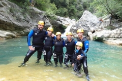 rando aqua des gorges du loup